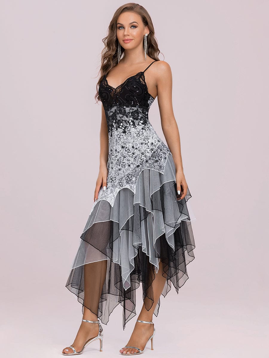 Women's Gradient Color Cocktail Dress in Blouses & Shirts